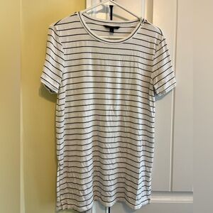 Black and White Striped Banana Republic Shirt
